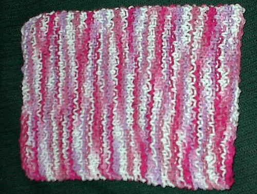 Pink Moss Stitch