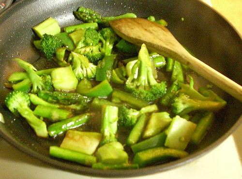 Pretty green stirfry