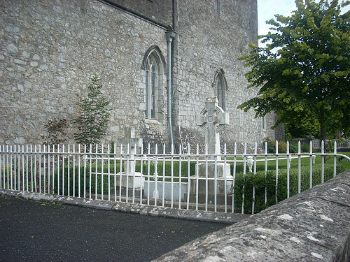 Graves at a monastery